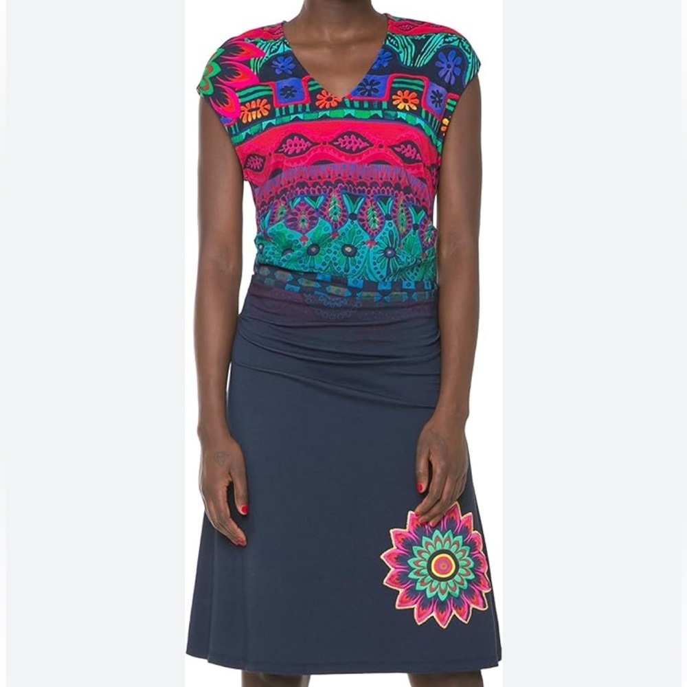 Desigual Colorful Floral Dress size M US / L EU
